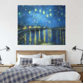 van Gogh Starry Night Over the Rhone Leinwanddruck (Insitu (Schlafzimmer))