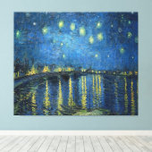 van Gogh Starry Night Over the Rhone Leinwanddruck (Insitu (Holzboden))