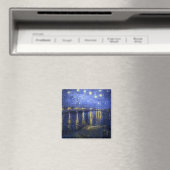 Van Gogh: Starry Night Over the Rhone Magnet (In Situ (Geschirrspüler))
