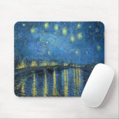 van Gogh Starry Night Over the Rhone Mousepad (Mit Mouse)
