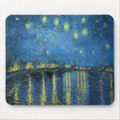 van Gogh Starry Night Over the Rhone Mousepad (Vorne)