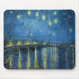 van Gogh Starry Night Over the Rhone Mousepad
