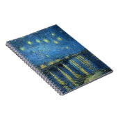 van Gogh Starry Night Over the Rhone Notizblock (Rechte Seite)