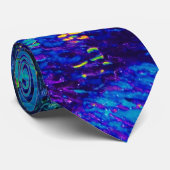 Van Gogh - Starry Night Over the Rhone Pop Art Krawatte (Gerollt)