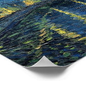 van Gogh Starry Night Over the Rhone Poster (Ecke)