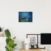 van Gogh Starry Night Over the Rhone Poster (Heimbüro)