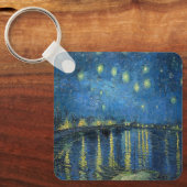 van Gogh Starry Night Over the Rhone Schlüsselanhänger (Vorderseite)