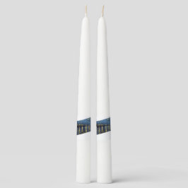 Van Gogh Starry Night Over the Rhone Taper Candles Kegelkerze