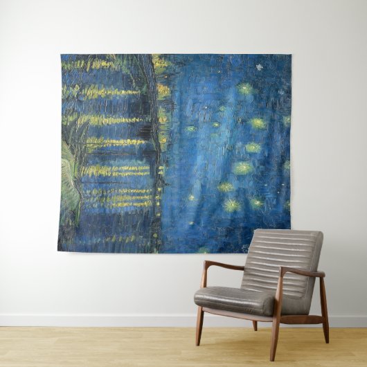 van Gogh Starry Night Over the Rhone Wandteppich (Beispiel (Horizontal))