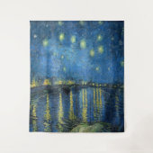 van Gogh Starry Night Over the Rhone Wandteppich (Vorderseite)