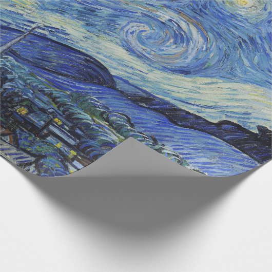 Van Gogh Starry Night Painting Geschenkpapier (Ecke)