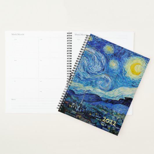Van Gogh Starry Night Painting Weekly Monthly Planer (Anzeige)