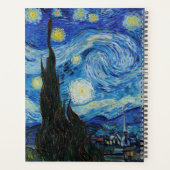 Van Gogh Starry Night Painting Weekly Monthly Planer (Rückseite)