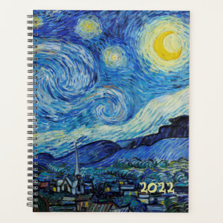 Van Gogh Starry Night Painting Weekly Monthly Planer