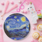 Van Gogh , “Starry Night” Pappteller (Party)