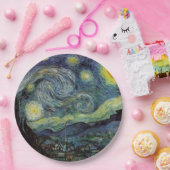 Van Gogh Starry Night Pappteller (Party)