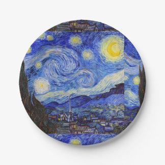 Van Gogh , “Starry Night” Pappteller