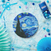 Van Gogh Starry Night Pappteller (Party)