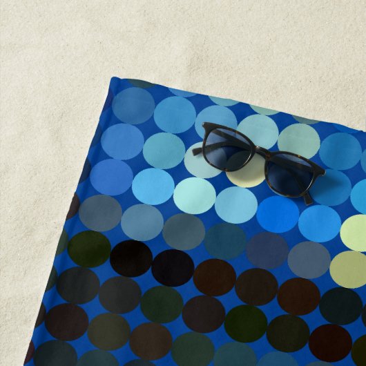 Van Gogh "Starry Night" Pixel Dot Beach Handtuch (Beispiel)