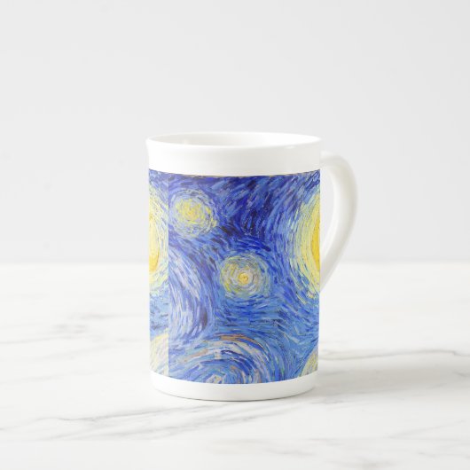 Van Gogh , “Starry Night” Porzellantasse (Vorderseite Rechts)