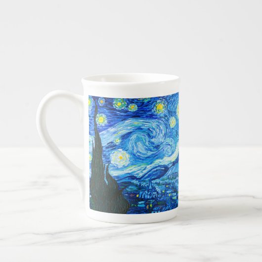 Van Gogh Starry Night Porzellantasse (Links)