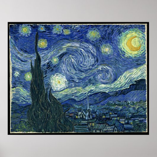 Van Gogh - Starry Night Poster (Vorne)