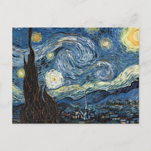 Van Gogh Starry Night Postkarte (Vorderseite)