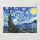 VAN GOGH Starry Night Postkarte (Vorderseite)