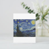 Van Gogh Starry Night Postkarte (Stehend Vorderseite)