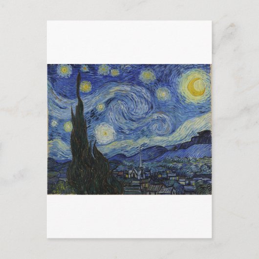 Van Gogh Starry Night Postkarte (Vorderseite)