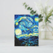 Van Gogh - Starry Night Postkarte (Stehend Vorderseite)