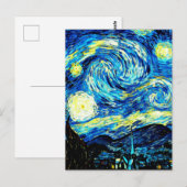 Van Gogh - Starry Night Postkarte (Vorne/Hinten)