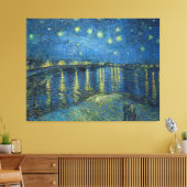 Van Gogh Starry Night Rhone Painting Leinwanddruck (Insitu (Wohnzimmer))