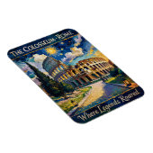 Van Gogh Starry Night Rome Kolosseum Italien Reise Magnet (Rechte Seite)