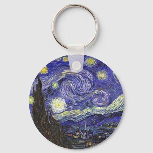 Van Gogh Starry Night Schlüsselanhänger (Vorderseite)