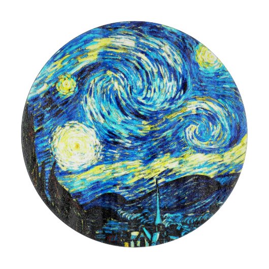Van Gogh - Starry Night Schneidebrett (Vorderseite)