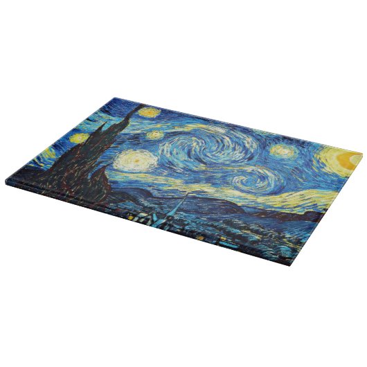 Van Gogh - Starry Night Schneidebrett (Ecke)