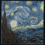 Van Gogh Starry Night Serviette<br><div class="desc">Meisterwerk der Vincent Van Gogh Starry Night, Vintage Kunstwerke zu modernen Produkten aus Zazilicious</div>