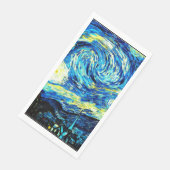 Van Gogh - Starry Night Serviette (Ecke)
