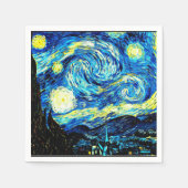 Van Gogh - Starry Night Serviette (Vorderseite)