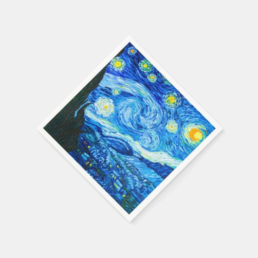 Van Gogh Starry Night Serviette (Ecke)