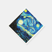Van Gogh - Starry Night Serviette (Ecke)