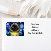 Van Gogh Starry Night Siamese Cat (Insitu)