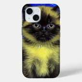 Van Gogh Starry Night Siamese Cat Case-Mate iPhone Hülle (Rückseite)