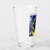 Van Gogh Starry Night Siamese Cat Glas (Rechts)