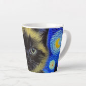 Van Gogh Starry Night Siamese Cat Milchtasse (Rechte Ecke)