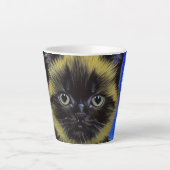 Van Gogh Starry Night Siamese Cat Milchtasse (Vorderseite)