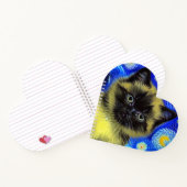 Van Gogh Starry Night Siamese Cat Notizblock (Innenseite)