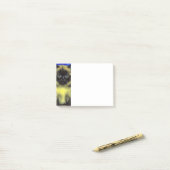 Van Gogh Starry Night Siamese Cat Post-it Klebezettel (Auf Schreibtisch)