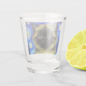 Van Gogh Starry Night Siamese Cat Schnapsglas (Rückseite)